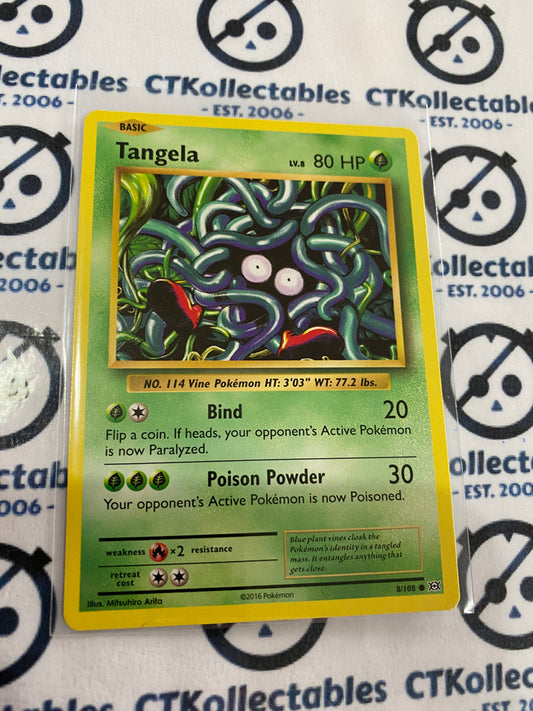 Tangela #8/108 Base Pokémon Card XY EVOLUTIONS