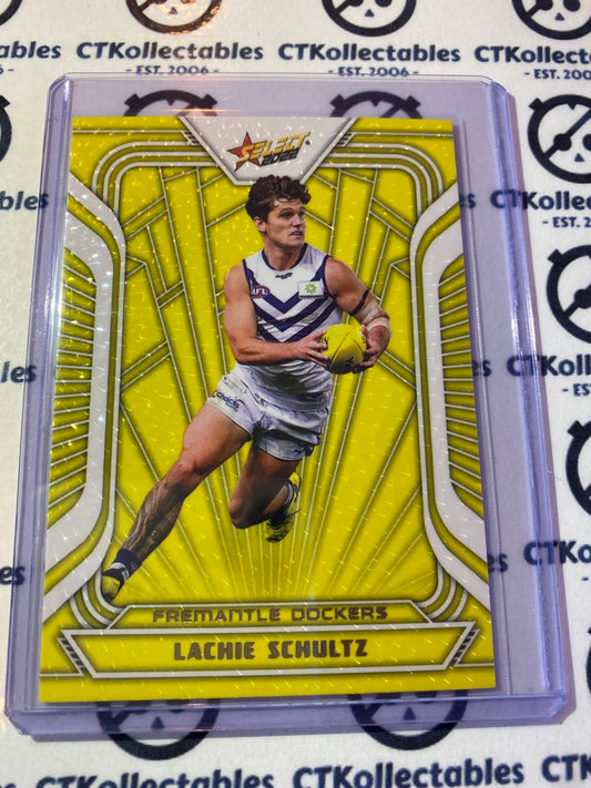 2022 AFL Footy Stars Fractured Acid Yellow - Lachie Schultz FY69 #137/145