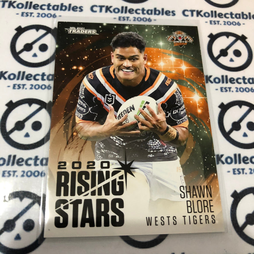 2021 NRL Traders Rising Star Shawn Blore #RS46