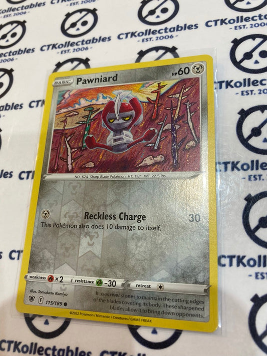 Pawniard Reverse Holo #115/189 2022 Sword & Shield Astral Radiance Pokemon Card