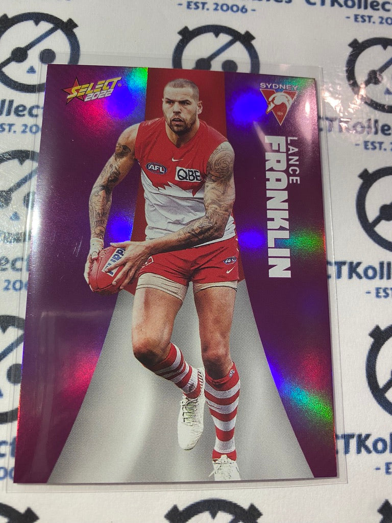 2022 AFL Footy Stars Purple Parallel - Lance Franklin  PP153