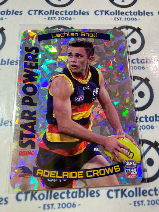 2021 AFL Teamcoach Star Powers Silver SP-04 Lachlan Sholl Crows