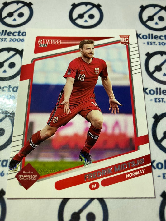 2021-22 Soccer Donruss Fredrik Midtjo rookie Road to Qatar #107