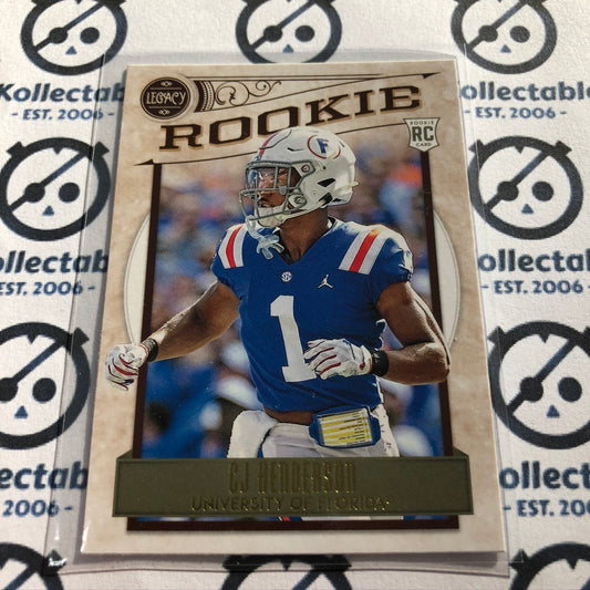 CJ Henderson "ROOKIE" RC #164 2020 NFL Legacy