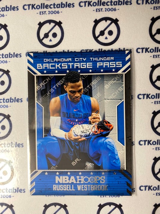 2018-19 Panini Hoops Russell Westbrook Backstage pass #BSP5