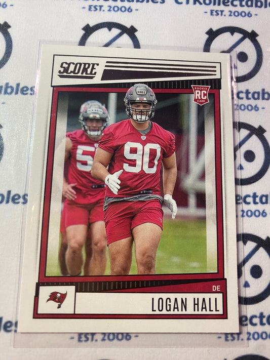 2022 NFL Panini Score Logan Hall Rookie Card RC #359 Buccaneers