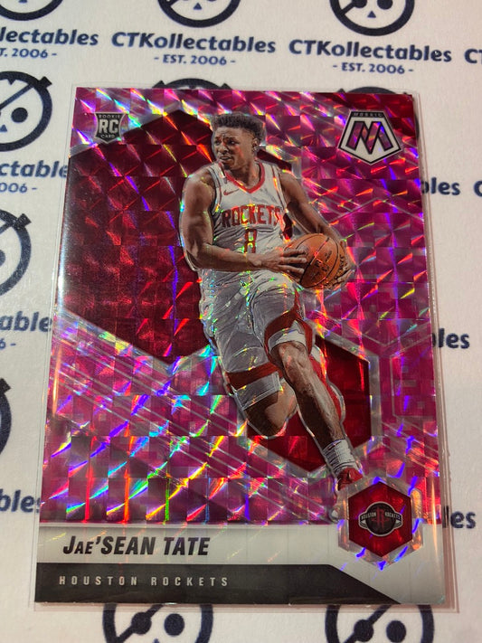 2020-21 NBA Mosaic Pink Prizm Jae'Sean Tate RC #214 Rockets