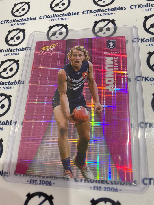 2022 AFL Footy Stars Prestige David Mundy Pink Parallel #320/325 Dockers