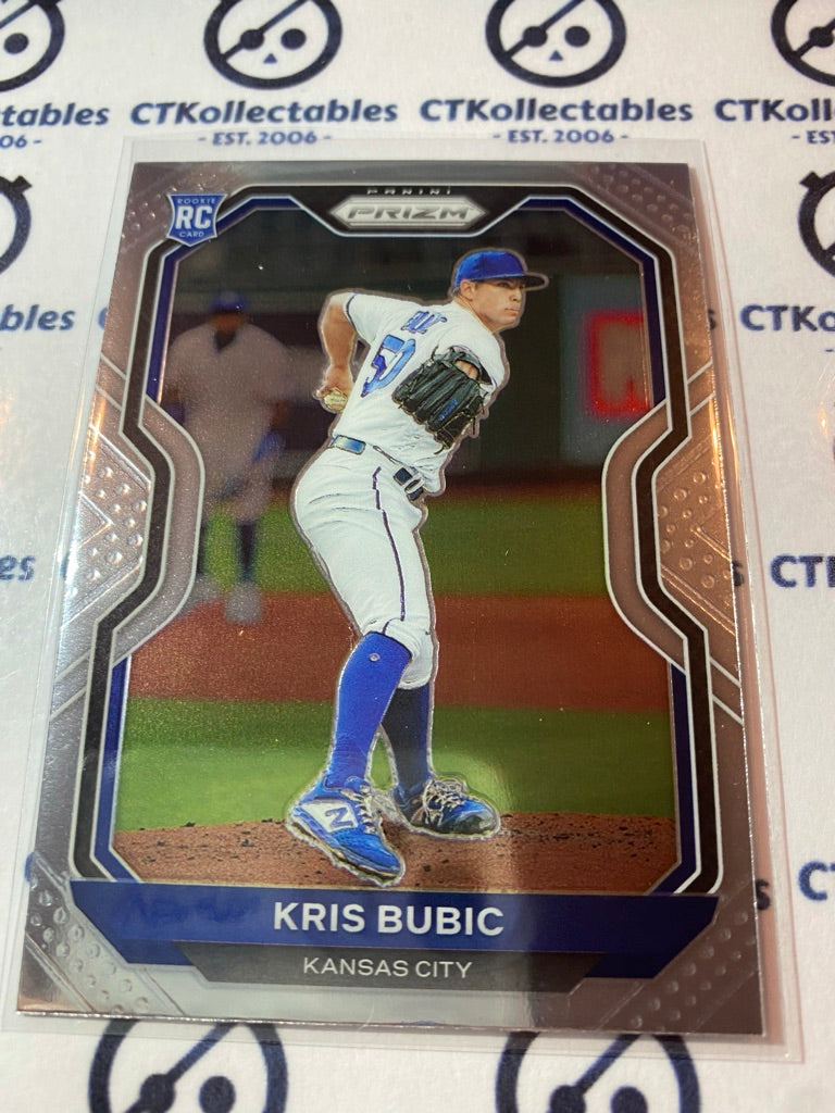 2021 Panini Prizm Baseball Kris Bubic Rc Rookie card #198 Kansas City