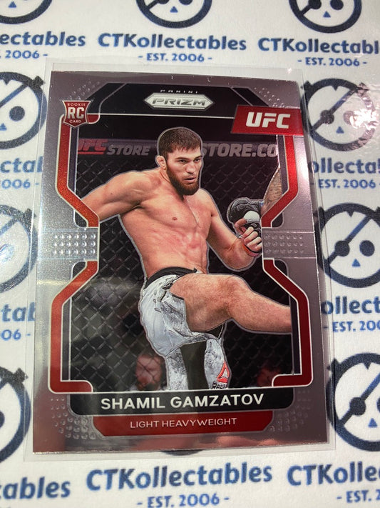 2022 UFC Panini Prizm Shamil Gamzatov RC rookie #182