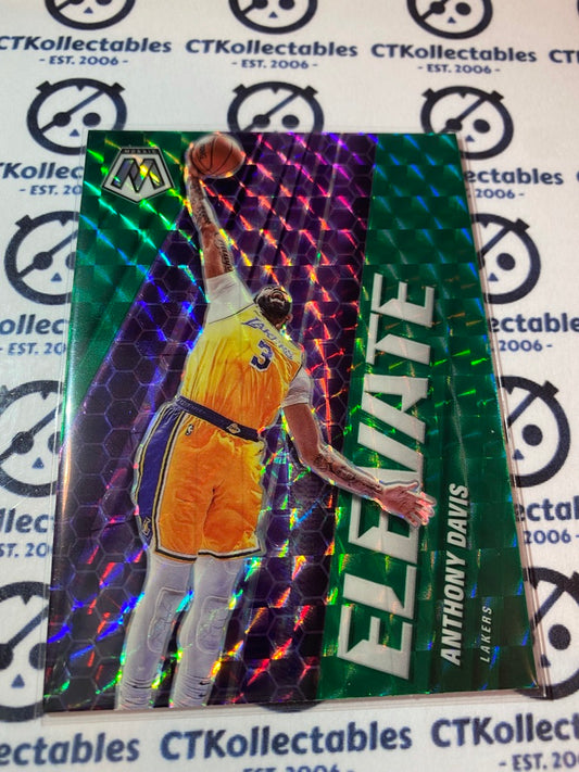 2020-21 NBA Mosaic Elevate Anthony Davis Green Prizm #18 Lakers