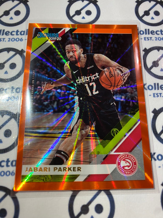 2019-20 NBA Donruss Jabari Parker Orange Laser #199 Hawks