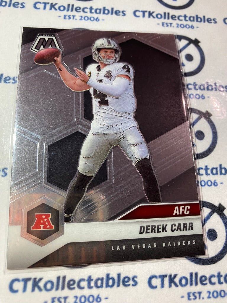 2021 Panini NFL Mosaic Derek Carr AFC Base #229 Raiders