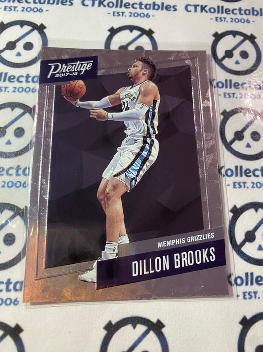 2017-18 Panini NBA Prestige Dillon Brooks Micro Etch Rookies #43 Memphis