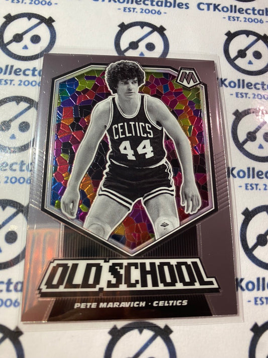 2019-20 NBA Panini Mosaic Pete Maravich Old School #17 Celtics