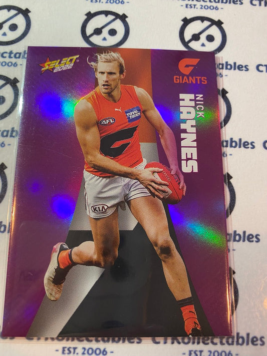 2022 AFL Footy Stars Purple Parallel - Nick Haynes PS75
