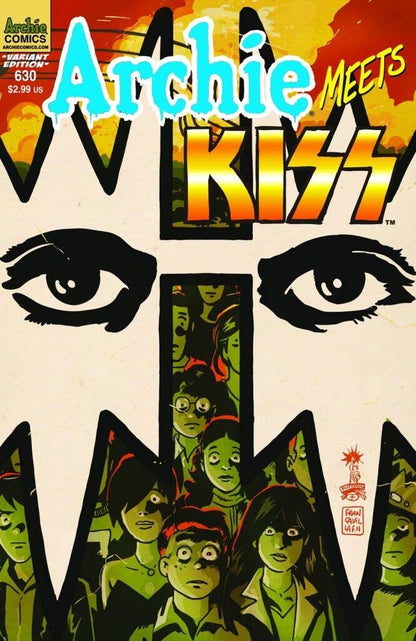 ARCHIE MEETS KISS # 630 VARIANT EDITION ACE COVER ARCHIE COMICS  2012