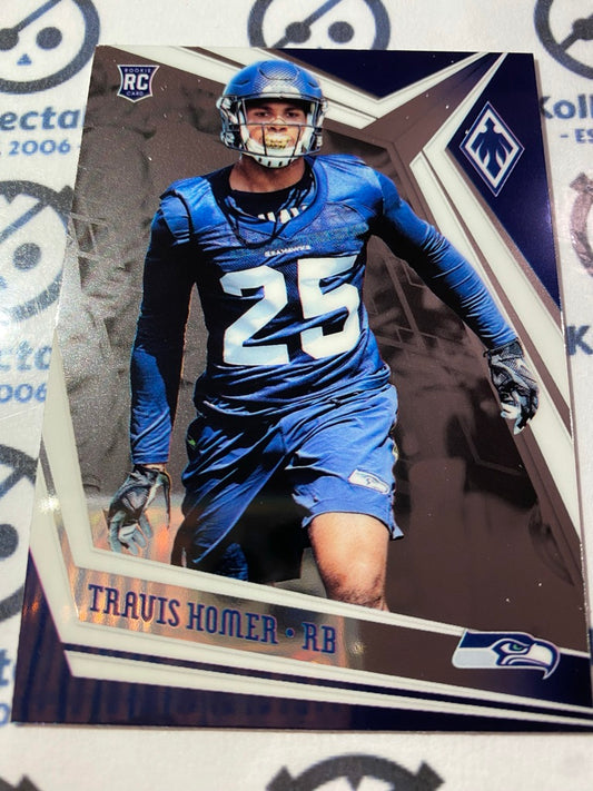 2019 NFL Panini Phoenix Travis Homer Rookie Card RC #147 Seahawks