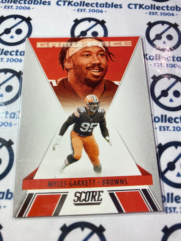 2021 NFL Panini Score Game Face Myles Garrett #GF8 Browns