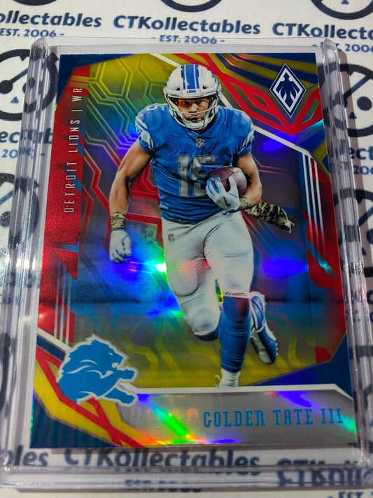 2018 NFL Panini Phoenix Golden Tate III Color Burst #34 Lions
