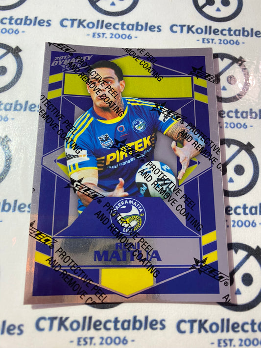 2012 NRL Select Dynasty Silver Parallel #SP117 Reni Maitua Eels