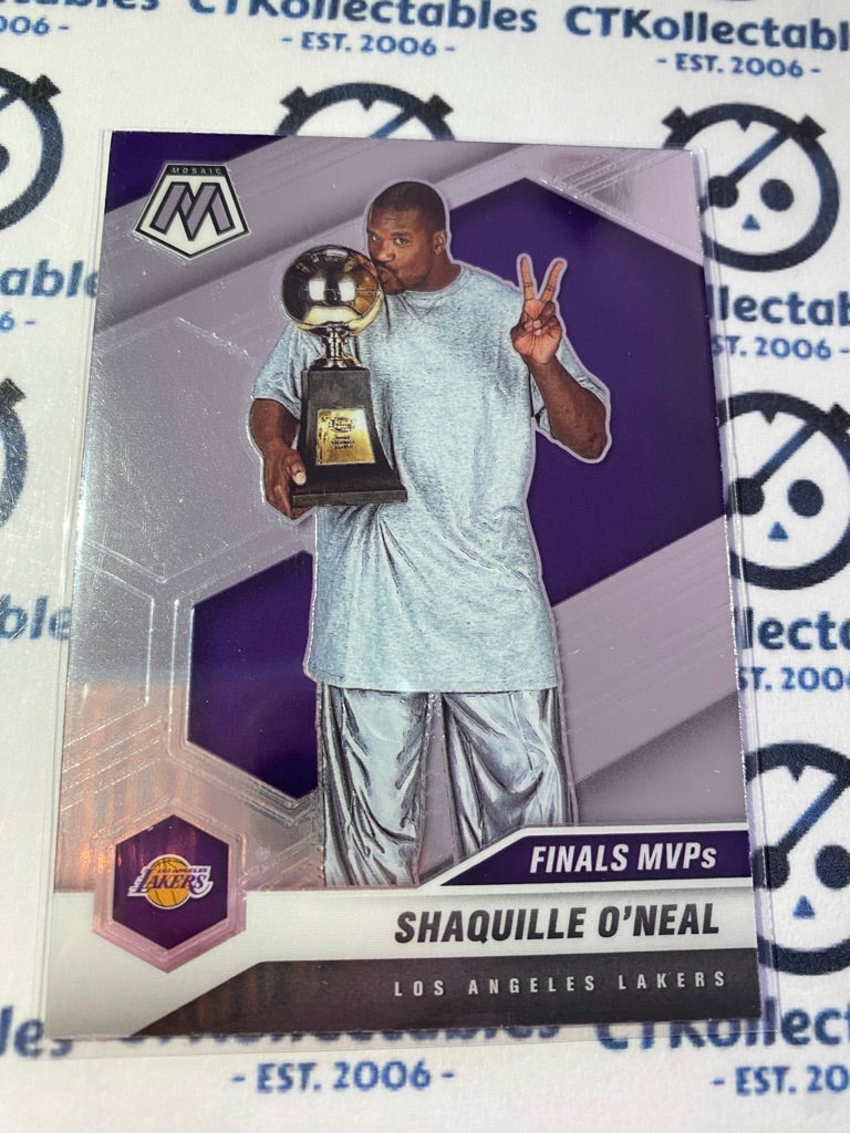 2020-21 NBA Mosaic Shaquille O'Neal Finals MVP #300 Lakers