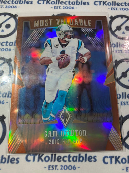 2018 Panini NFL Phoenix Cam Newton Orange Prizm #29/49 Panthers