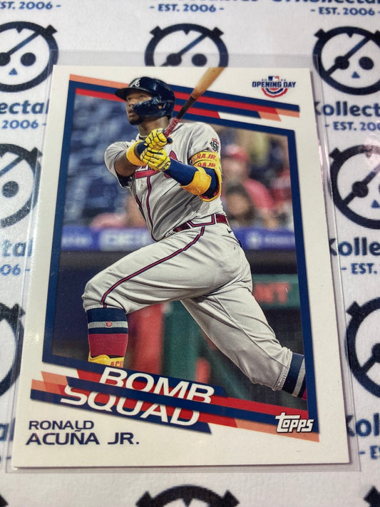 2022 Topps Opening Day Baseball Ronald Acuna Jr. Bomb Squad #BS-13 Braves