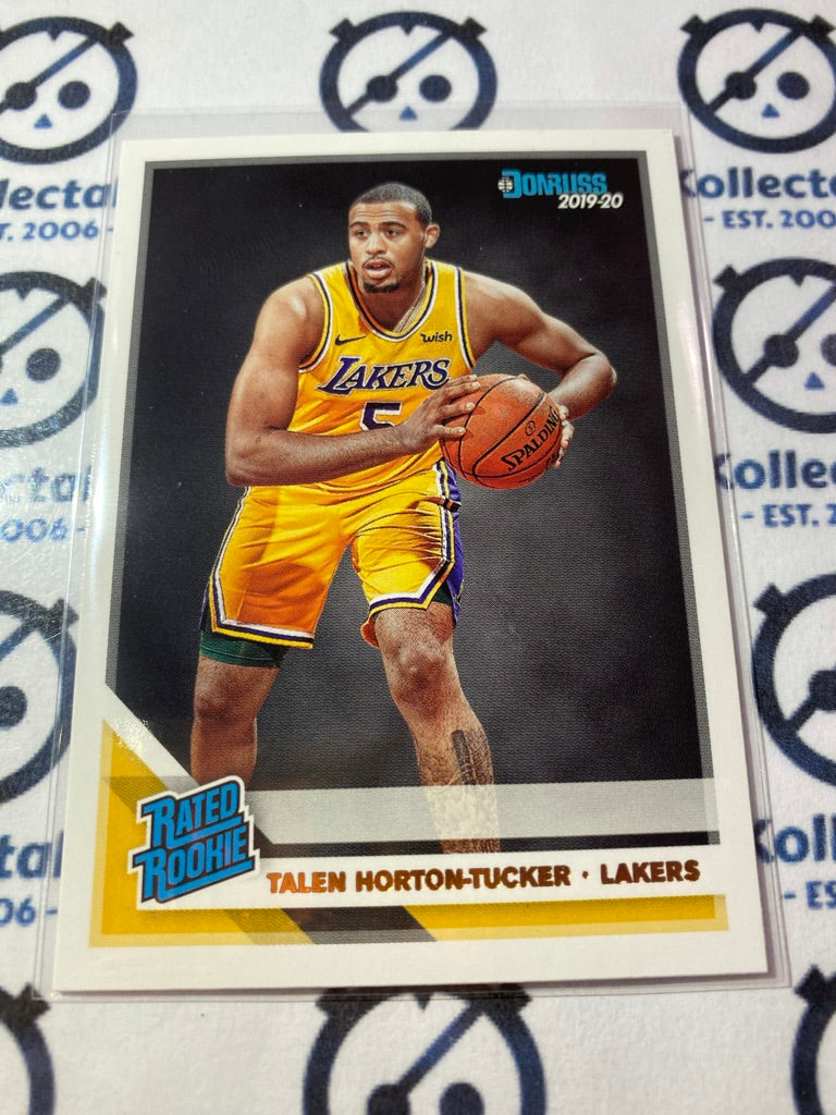 2019-20 NBA Panini Donruss Rated Rookie Talen Horton-Tucker #248 Lakers