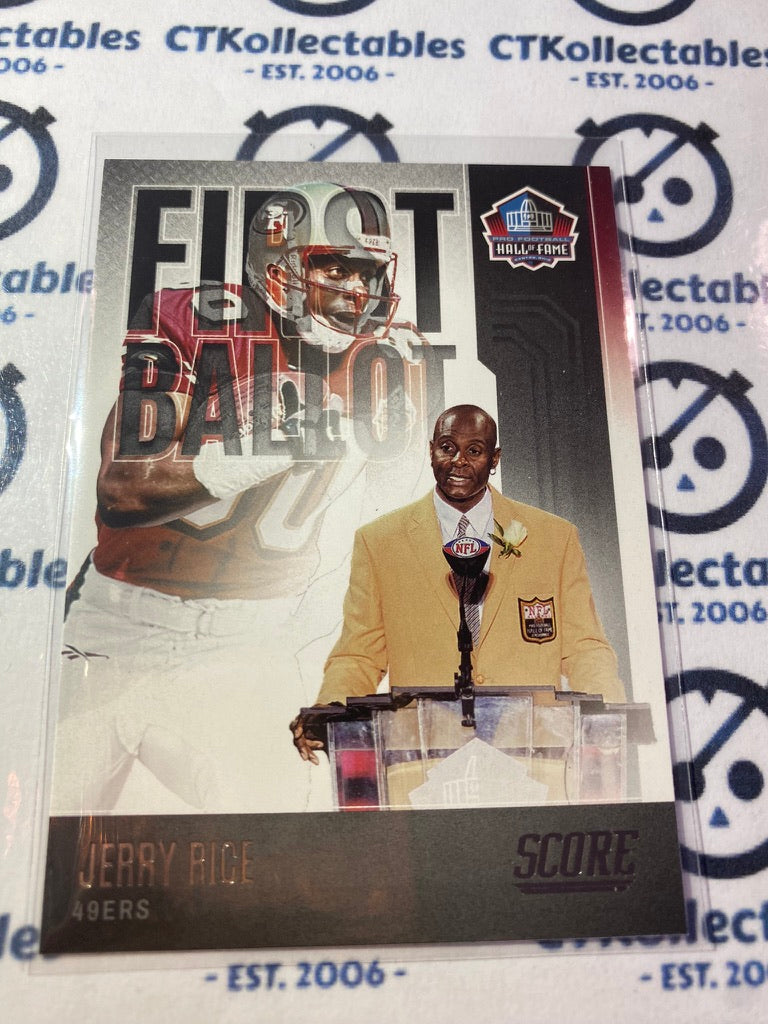 2022 NFL Panini Score Jerry Rice First Ballot #FB-JR 49ers