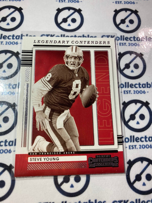 2021 NFL Panini Contenders Steve Young Legendary Contenders #LGD-SYO 49ers