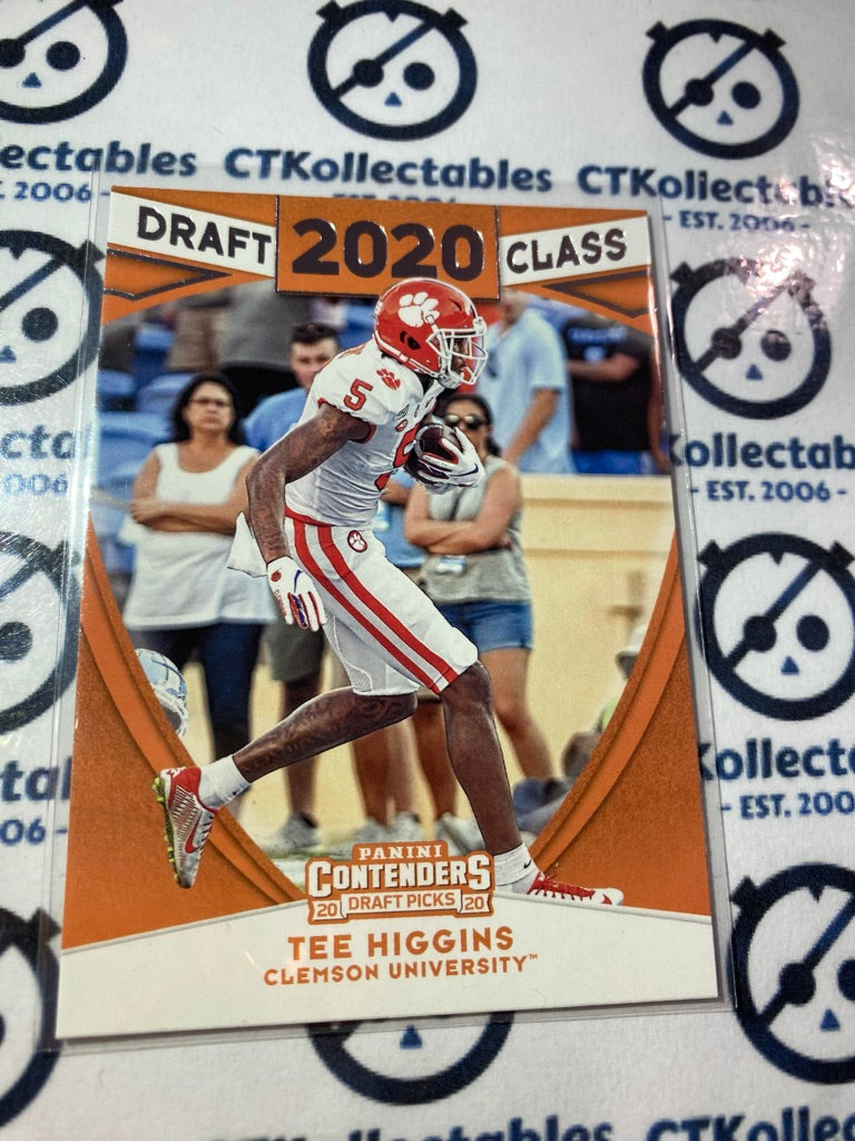 2020 NFL Panini Contenders Draft Class Tee Higgins #7 bengals