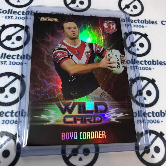 2021 NRL Traders Wild Card Boyd Cordner #WC 40/48