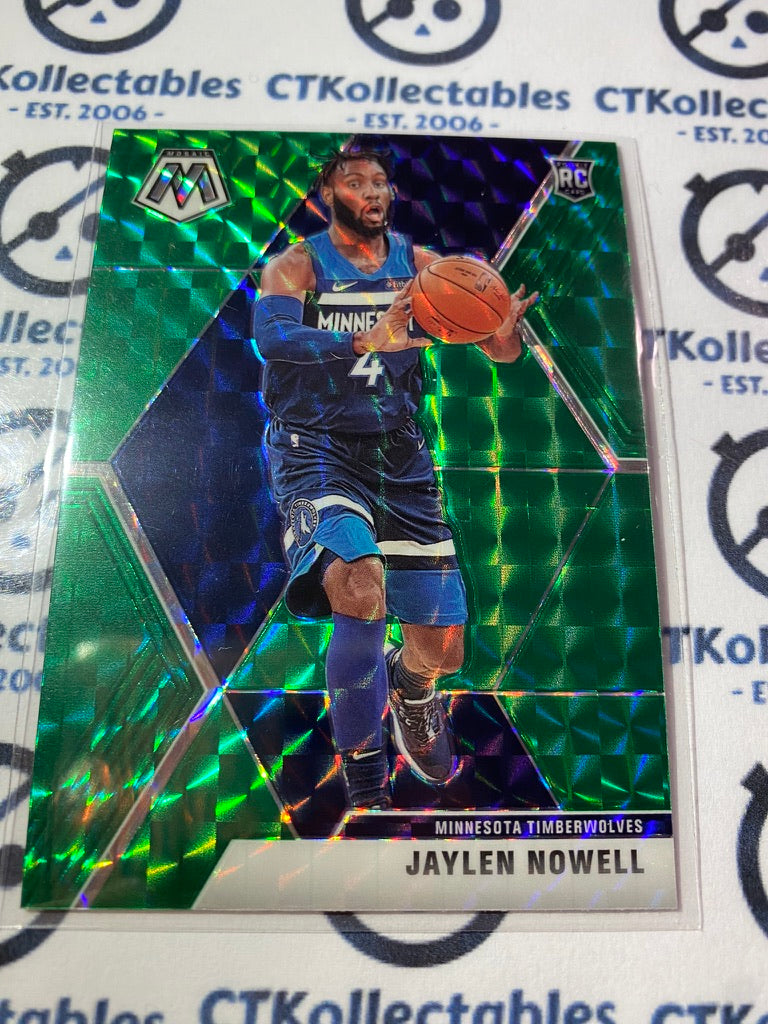 2019-20 NBA Panini Mosaic Jaylen Nowell Green prizm #212 Timberwolves