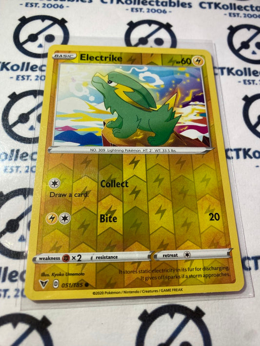 Electrike #051/185 Reverse Holo Pokémon Card Vivid Voltage