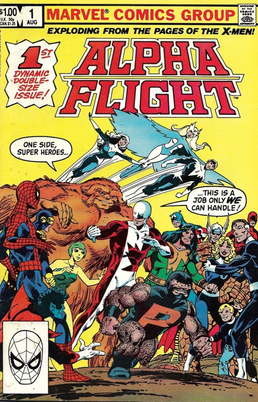 ALPHA FLIGHT # 1  FIRST ISSUE MARVEL   COMIC BOOK 1983
