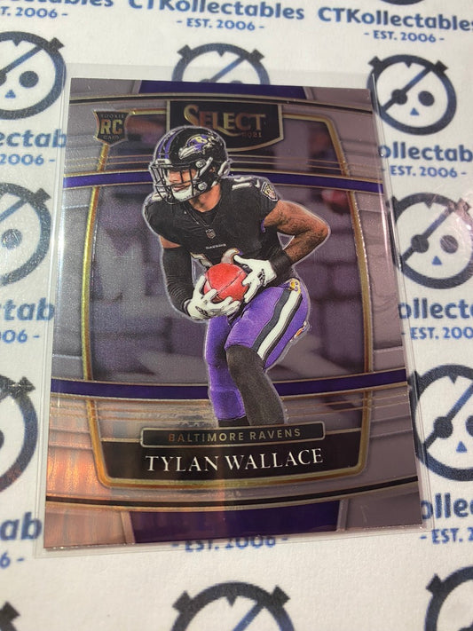 2021 NFL Panini Select Tylan Wallace Concourse Rookie RC #78 Ravens