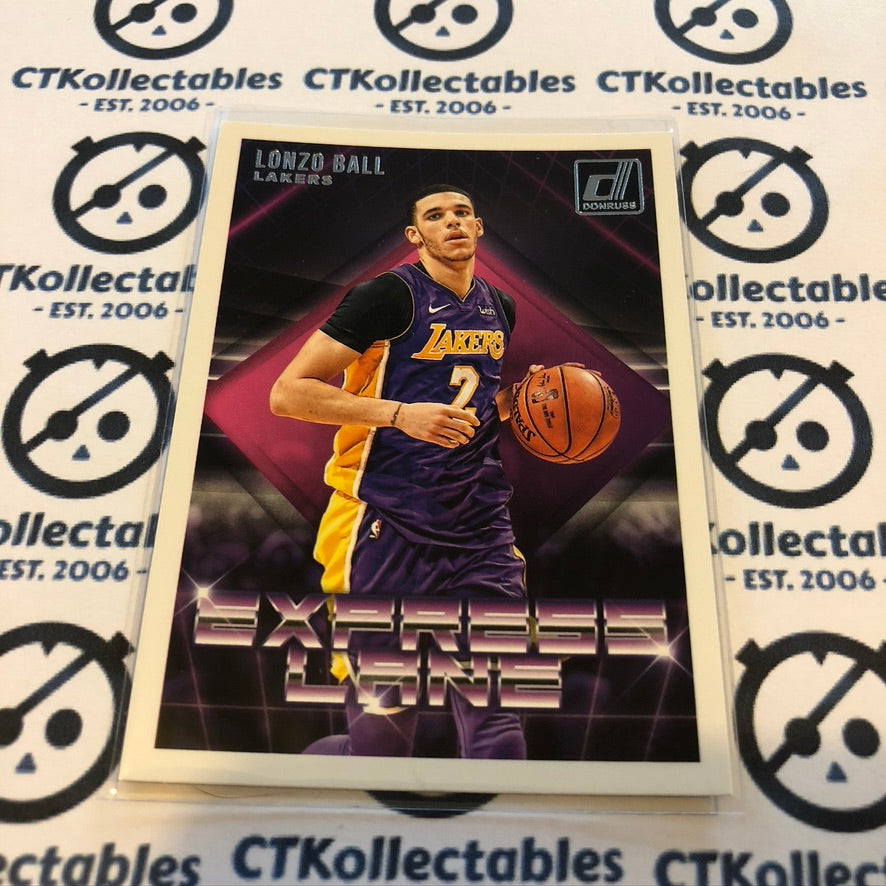 Lonzo Ball Express Lane #7 2018-19 PANINI Donruss