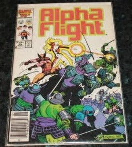 ALPHA FLIGHT # 34 MARVEL  VF COMIC BOOK 1985