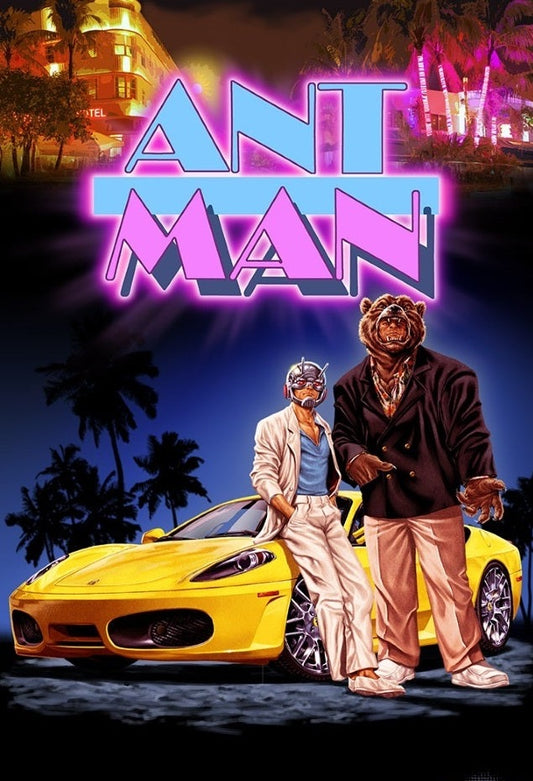 ANT-MAN # 004 MIAMI VICE VARIANT COVER  MARVEL COMIC BOOK  2015