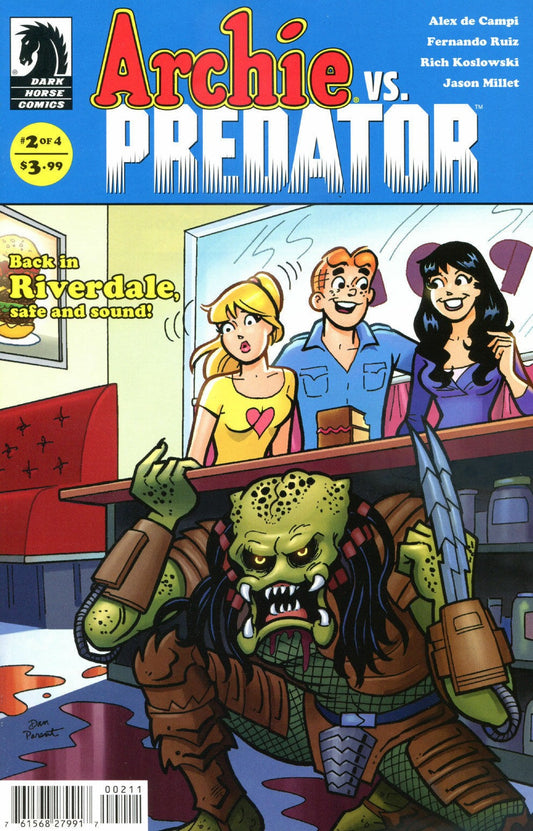 ARCHIE VS PREDATOR  # 2 VARIANT DARK HORSE COMICS 2015