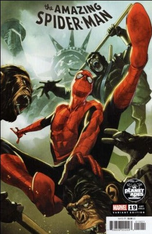 THE AMAZING SPIDER-MAN # 19 VARIANT PLANET OF THE APES MARVEL COMIC BOOK 2023