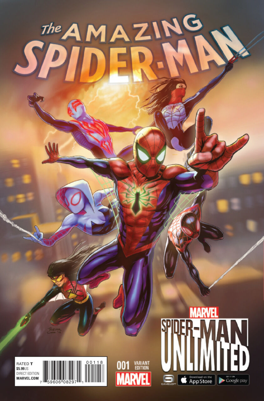 THE AMAZING SPIDER-MAN # 001 SPIDER-MAN UNLIMITED VARIANT COVER MARVEL COMICS NM COMIC BOOK 2015