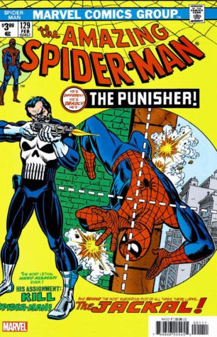 THE AMAZING SPIDER-MAN # 129 THE PUNISHER FACSIMILE EDITION MARVEL COMIC BOOK 2023