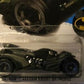 Hot Wheels 2015 Batman: DC Arkham Knight Batmobile 88/365 GREEN Long Card 4/5