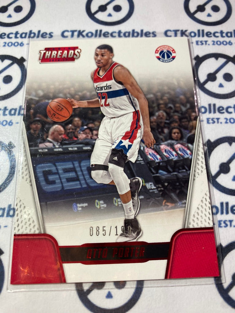 2016-17 Panini NBA Threads Otto Porter Century Proof Red #085/199 Wizards