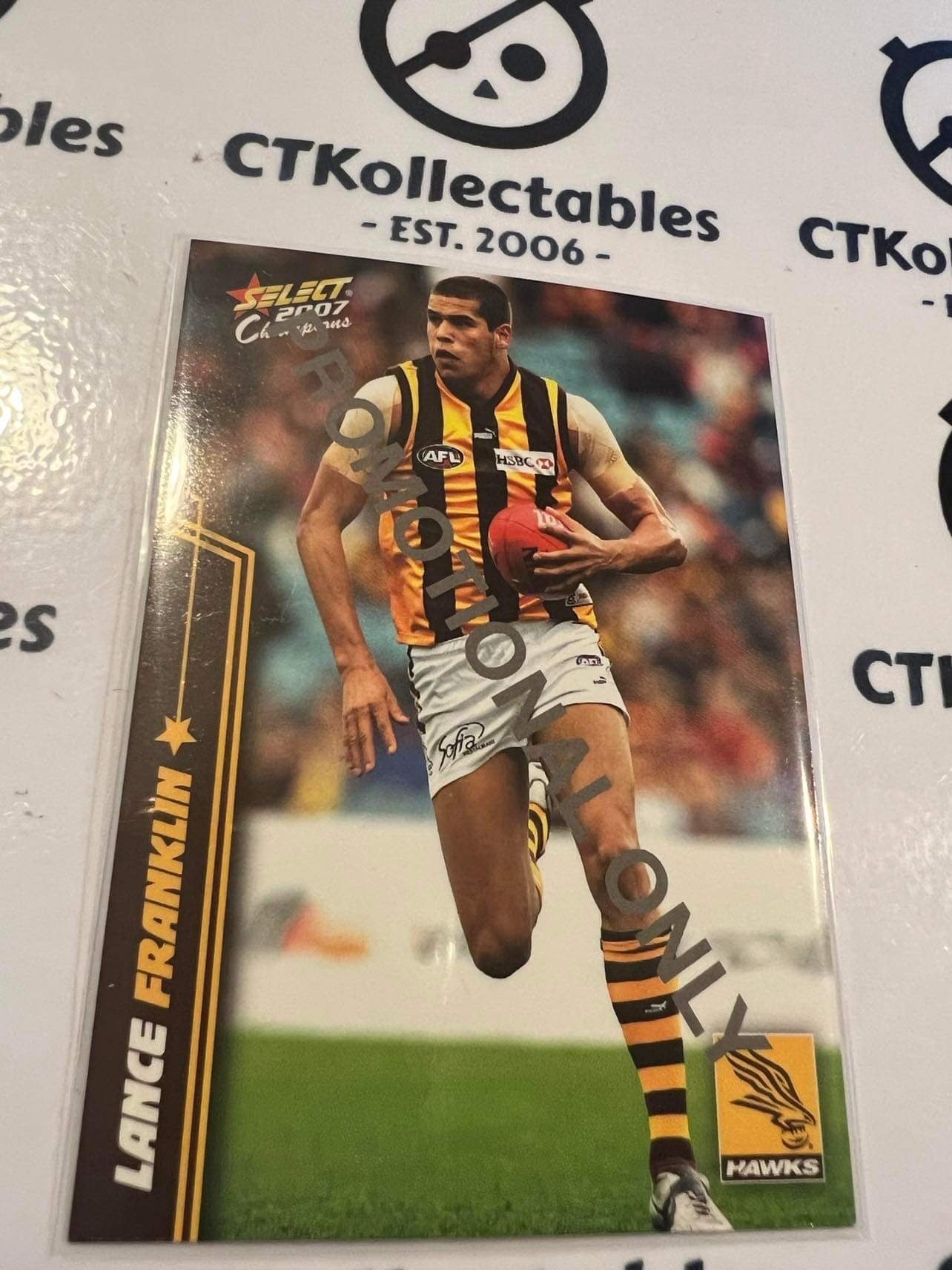 2007 AFL Champions Lance Franklin #91 Promo card