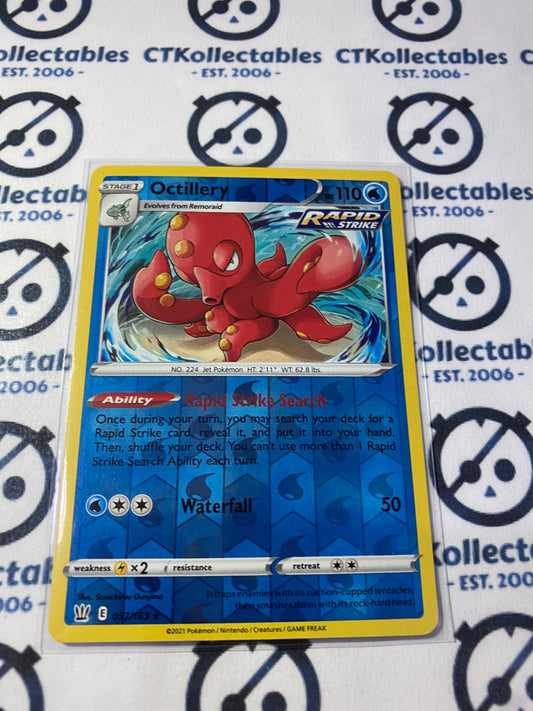 Octillery #037/163 Reverse Holo Pokémon Card Battle Styles