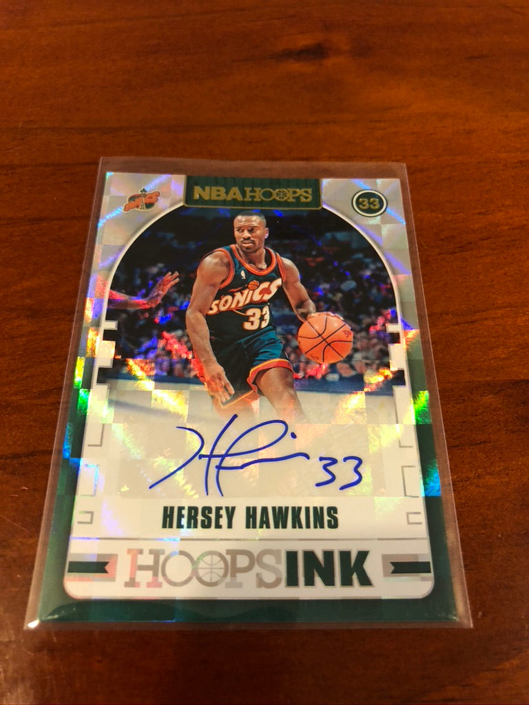 Hersey Hawkins HoopsINK 2018-19 Nba Hoops