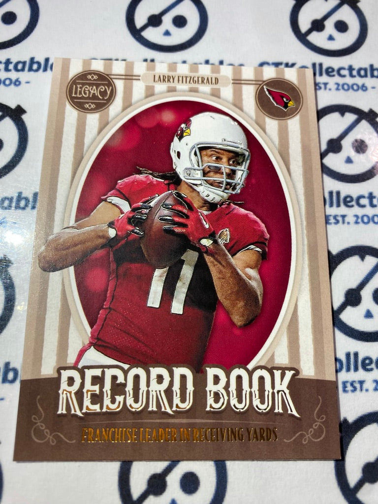 2019 Nfl Panini Legacy Larry Fitzgerald Record book #RB-LF Cardinals